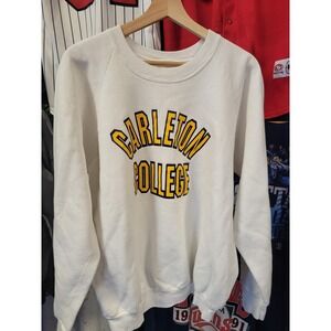 vtg 80s MINNESOTA CARLETON COLLEGE Sweatshirt xl // comfy sports mn university